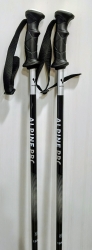 Lyžiarske palice Alpine Pro 120 cm; použité. 