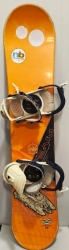 Snowboard Nitro  126 cm  s viazaním, použitý; 