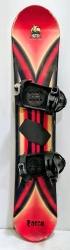 Snowboard Factory Force 130 cm  s viazaním, použitý;