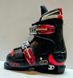 Detské nastaviteľné lyžiarky ROCES IDEA JR, veľkosť MP 16 až 18.5; použité. 