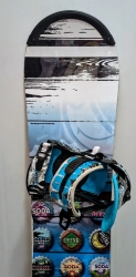 Snowboard Trans Style 146 cm  s viazaním, použitý; 