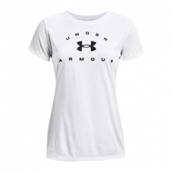 Dámske funkčné tričko s krátkym rukávom Under Armour- biela