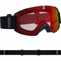 Lyžiarske okuliare SALOMON X/VIEW Black/Mid red