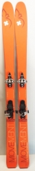  Skialpové lyže Movement Apple 80 153 cm, použité. 