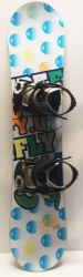 Snowboard FIRE FLY 115 cm  s viazaním, použitý;  