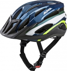 Cyklistická prilba ALPINA MTB 17, modrá/biela/neón