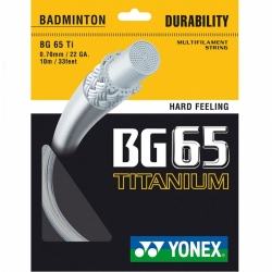  Badmintonový výplet Yonex BG 65 Ti 10m