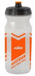 Fľaša KTM 650ml transparentná biela