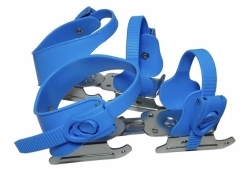 Detské nastaviteľné ľadové korčule KUBI modré 