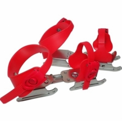 Detské nastaviteľné ľadové korčule KUBI ružové