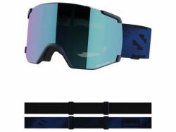 Lyžiarske okuliare SALOMON S/VIEW BK BRAND/Uni MID BLUE