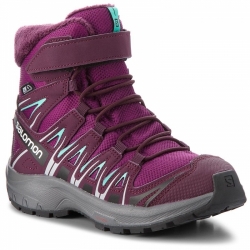 Detská zímná obuv SALOMON XA PRO 3D WINTER TS CSWP J Dark Purple